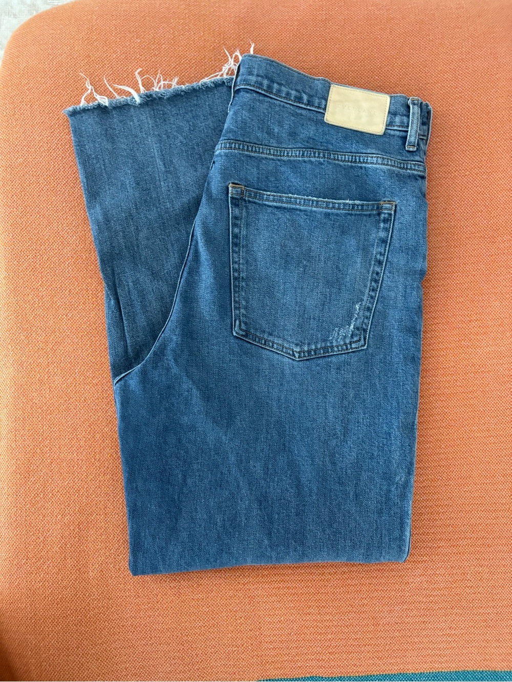 Everlane Way High Jeans - Classic Straight Fit Long